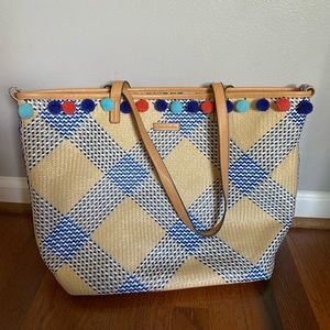 Vera Bradley Pom Pom Beach Tote